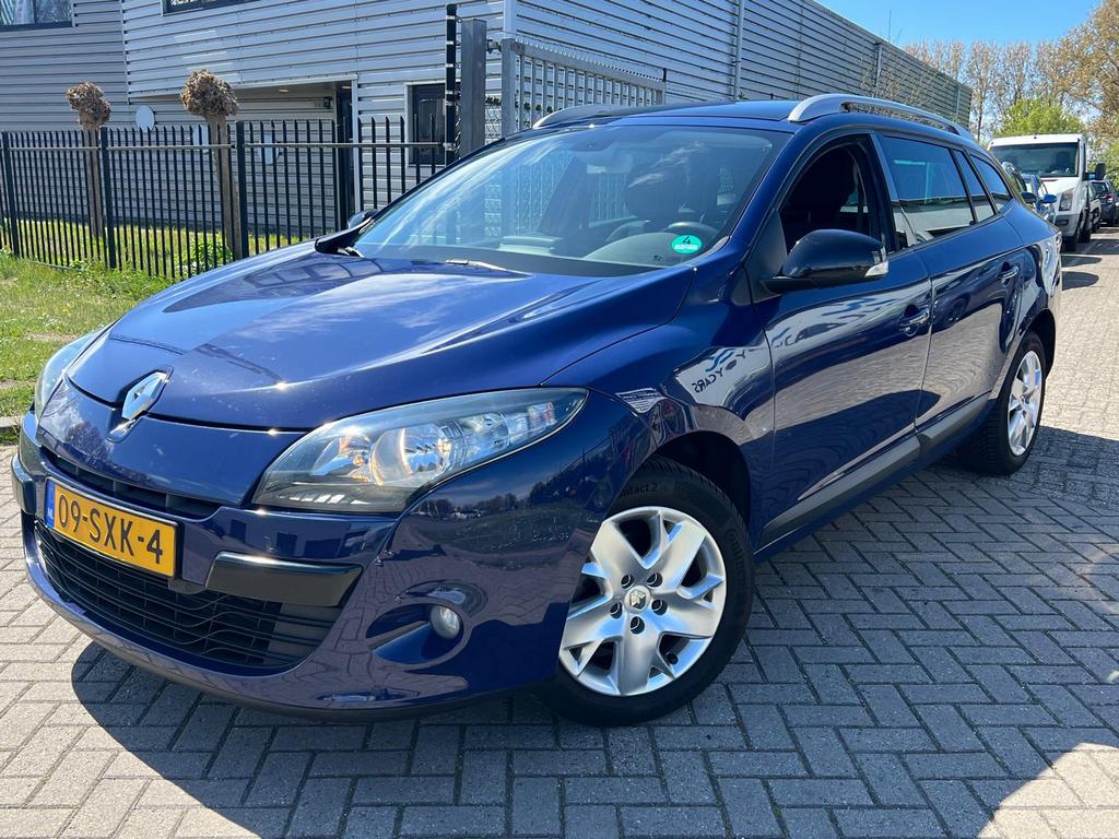 Renault Mégane 1.4 16V TCE Estate 2012 Navi Clima Pano, Auto's, Renault, Voorwielaandrijving, Stof, Zwart, 4 cilinders
