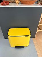 Brabantia Bo 3x11L daisy yellow, Huis en Inrichting, Woonaccessoires | Prullenbakken, Ophalen of Verzenden, Zo goed als nieuw