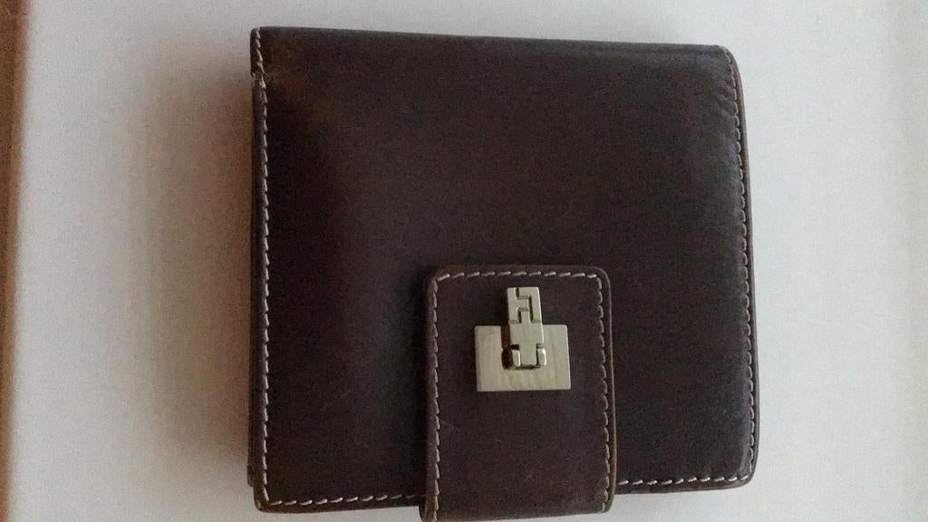 lambertson portemonnee, Sieraden, Tassen en Uiterlijk, Portemonnees, Ophalen of Verzenden, Zo goed als nieuw, Bruin, Leer
