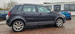 Volkswagen Cross Polo 1.4 55KW 2006 Zwart Lange apk!, Auto's, Voorwielaandrijving, 15 km/l, 74 pk, Origineel Nederlands