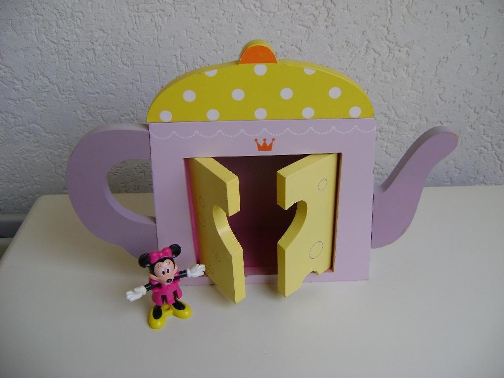 lila houten theepot kastje kan staan en hangen 37lx24x9cm, Ophalen of Verzenden, Zo goed als nieuw, Overige typen