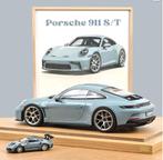 Porsche 911 S/T 2023 Grijs /blauw schaal 1/12 NOREV 127550, Hobby en Vrije tijd, Modelauto's | 1:5 tot 1:12, Verzenden, Nieuw