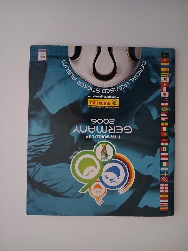 PANINI WK 2006 ALBUM VOETBAL, Ophalen of Verzenden, Zo goed als nieuw, Buitenlandse clubs, Poster, Plaatje of Sticker