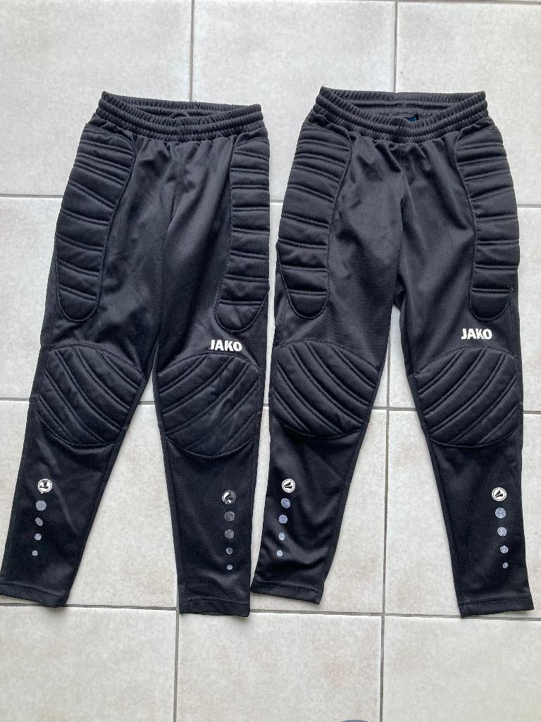 2x Keepersbroek - maat 128 - merk Jako, Maat XS of kleiner, Ophalen of Verzenden, Zo goed als nieuw, Broek