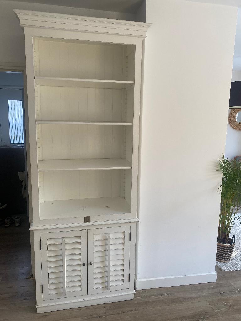 Kast Riviera Maison, Gebruikt, 100 tot 150 cm, 200 cm of meer, Teakhout