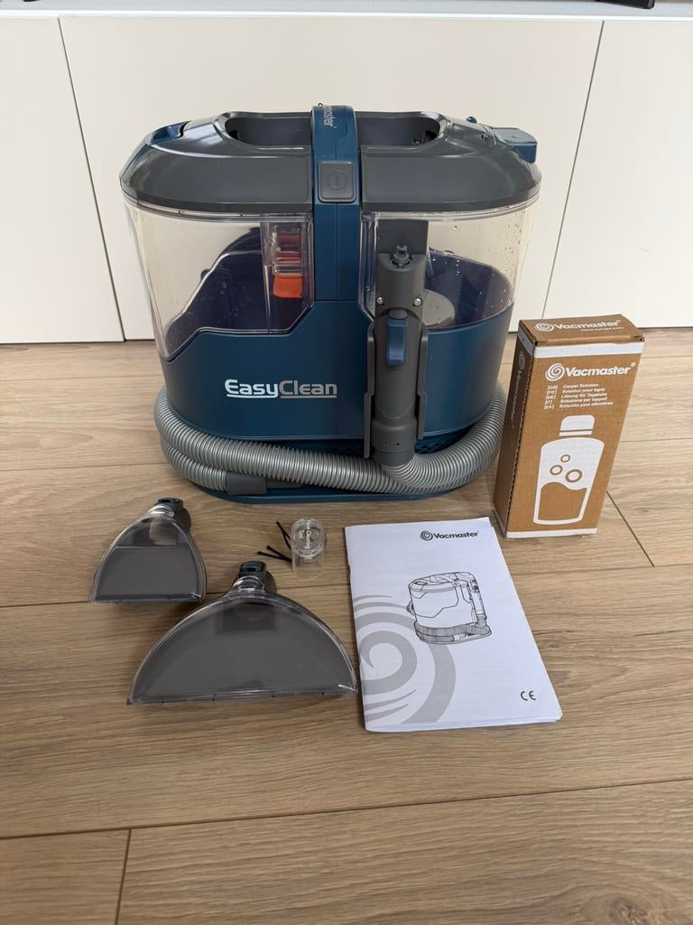 Vacmaster Easyclean 800W - Tapijtreiniger - Vlekkenreiniger, Ophalen of Verzenden, Zo goed als nieuw, Minder dan 1200 watt