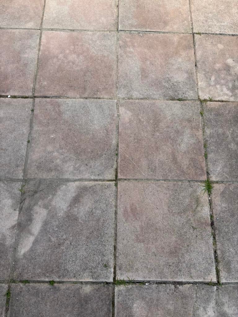 Prima terrastegels tegels 40 x 40 cm 15 m2, Tuin en Terras, Tegels en Klinkers, Ophalen, Gebruikt, 10 m² of meer, Beton