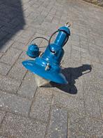 Petrol blauwe vintage scheepslamp Ucello, Antiek en Kunst, Ophalen of Verzenden