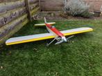 Zelfbouw RC Vliegtuig met Saito  .56, Ophalen, Zo goed als nieuw, Nitro