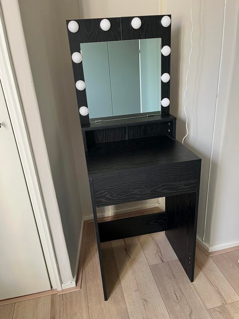 Zwarte kaptafel, Ophalen, Zo goed als nieuw, 50 tot 100 cm, 100 tot 150 cm