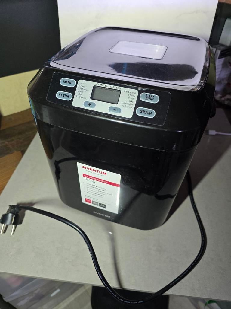 Inventum Broodbakmachine BM55 - vaste prijs!, Met timer, Kijkvenster, Ophalen of Verzenden, Zo goed als nieuw