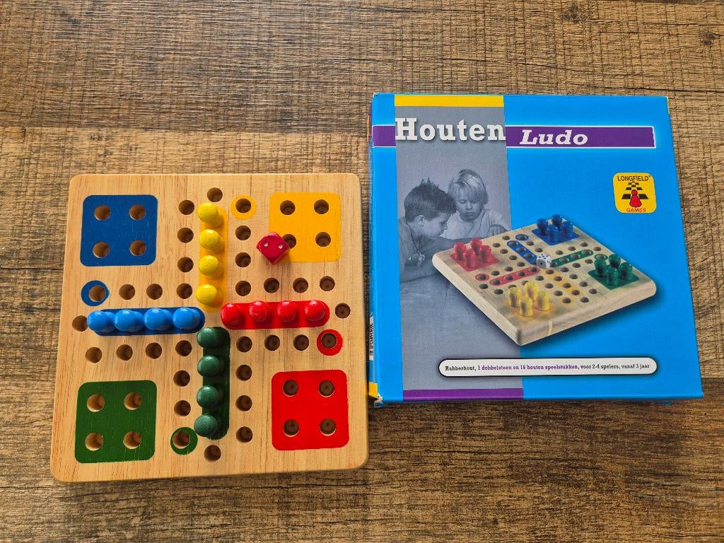 Mens erger je niet – longfield games, Ophalen of Verzenden, Zo goed als nieuw