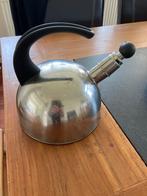 Roestvrijstalen fluitketel, 1 tot 2 liter, Ophalen of Verzenden, Gebruikt, Rvs