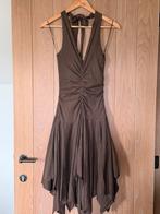 Schitterende halterjurk Zara maat medium., Maat 38/40 (M), Bruin, Verzenden, Nieuw