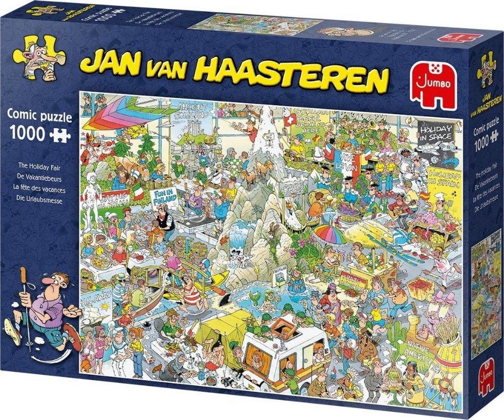 Jan van Haasteren: De Vakantiebeurs 1000 stukjes, Ophalen of Verzenden, 500 t/m 1500 stukjes, Nieuw, Legpuzzel