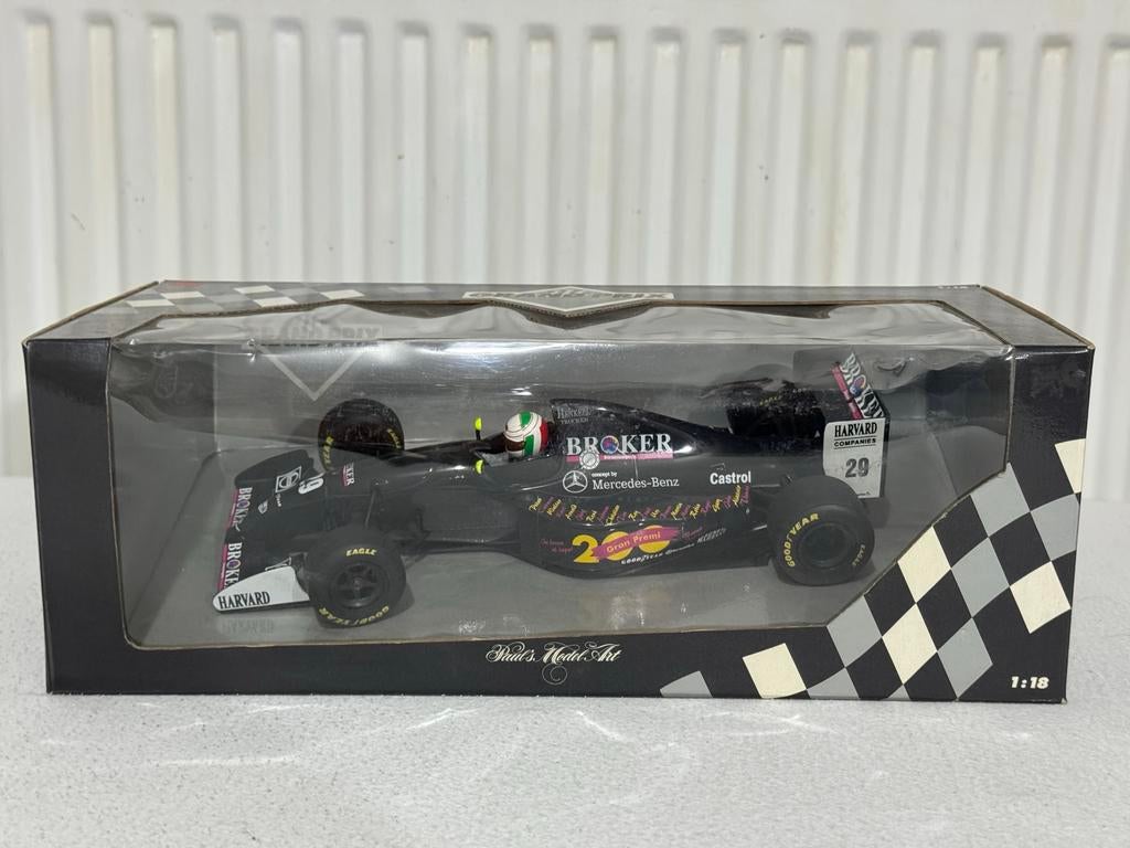 1:18 F1 Sauber Mercedes C13 Canada GP 1994 Minichamps, Ophalen of Verzenden, Zo goed als nieuw, MiniChamps