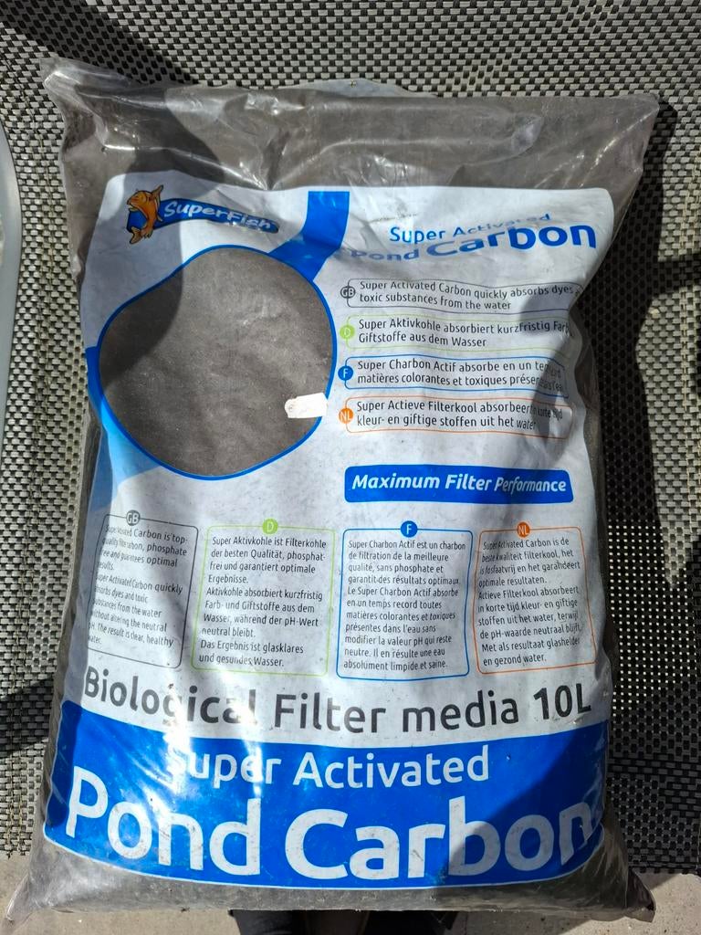 Superfish actieve vijver kool/ norit, Ophalen, Nieuw, Vijverfilter