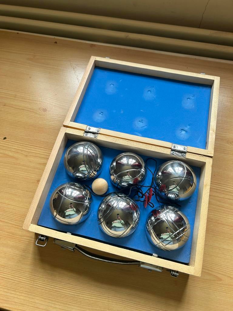 Jeu de boules set in koffer, Sport en Fitness, Overige Sport en Fitness, Ophalen of Verzenden, Gebruikt