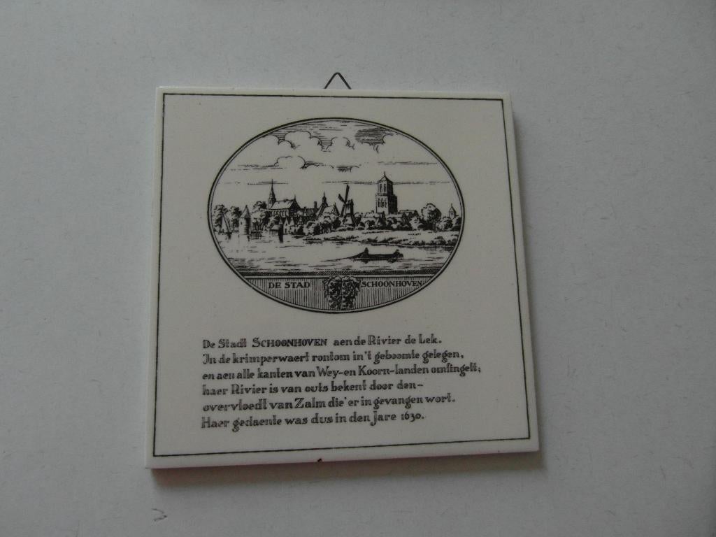 Tegel Schoonhoven, Antiek en Kunst, Ophalen of Verzenden