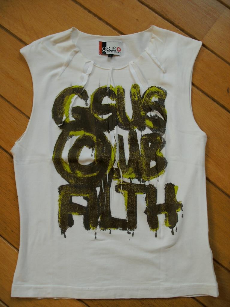 G-SUS top wit maat L, Kleding | Dames, Tops, Maat 38/40 (M), Wit, G-SUS, Ophalen of Verzenden