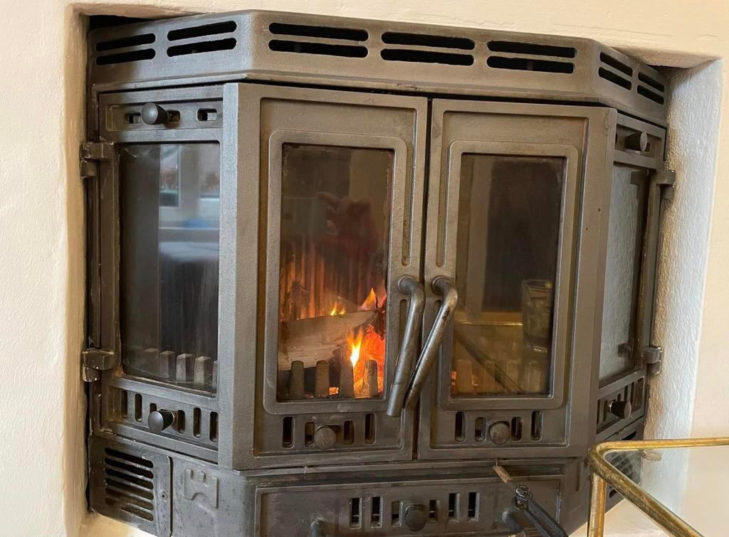Barbas inbouw houtkachel, Ophalen, Zo goed als nieuw, Inbouwhaard, Houthaard
