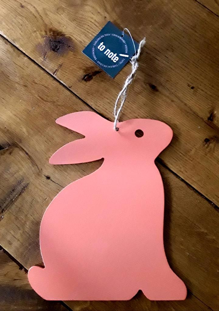 Memobord - krijtbord - konijntje - haasje - haas - konijntje, Diversen, Pasen, Nieuw, Ophalen of Verzenden