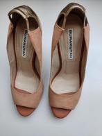 Pump, peeptoe, merk Burakhuyan, maat 38, Pumps, Beige, Ophalen of Verzenden, Zo goed als nieuw
