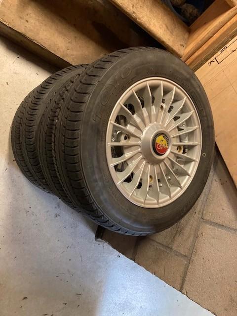 aluminium velgen fiat 500 oldtimer GERESERVEERD, Auto-onderdelen, Banden en Velgen, Velg(en), Zomerbanden, 12 inch, 145 mm, Personenwagen