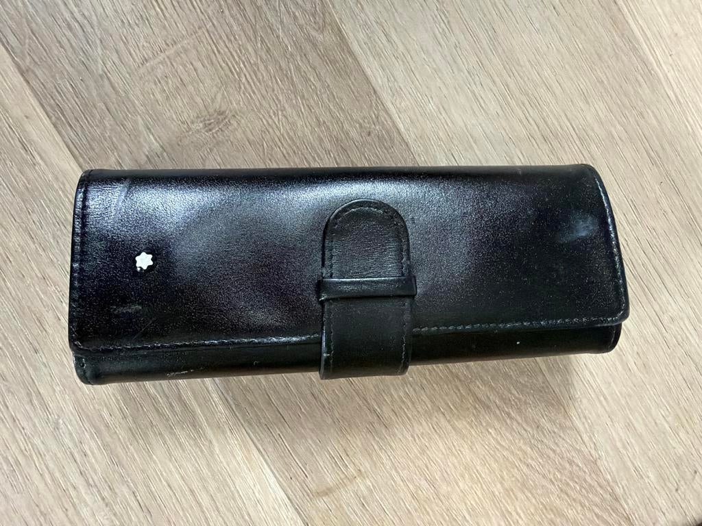 Mont Blanc Meisterstuck Vulpen met etui, Verzamelen, Pennenverzamelingen, Met doosje, Ophalen of Verzenden, Zo goed als nieuw