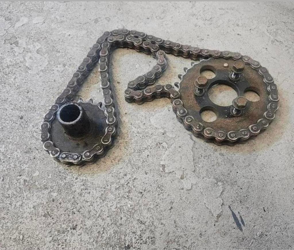 Tandwielenset + ketting quad 50cc /100cc  unilli Aeon access, Fietsen en Brommers, Ophalen