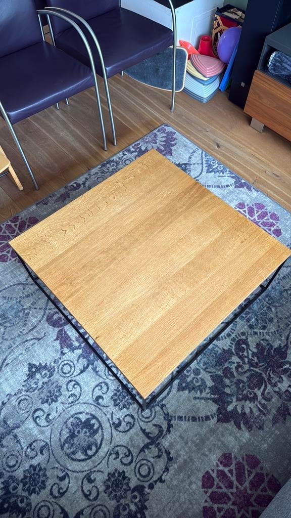 Salontafel, Huis en Inrichting, Tafels | Salontafels, 100 tot 150 cm, Zo goed als nieuw, Minder dan 50 cm, Rechthoekig
