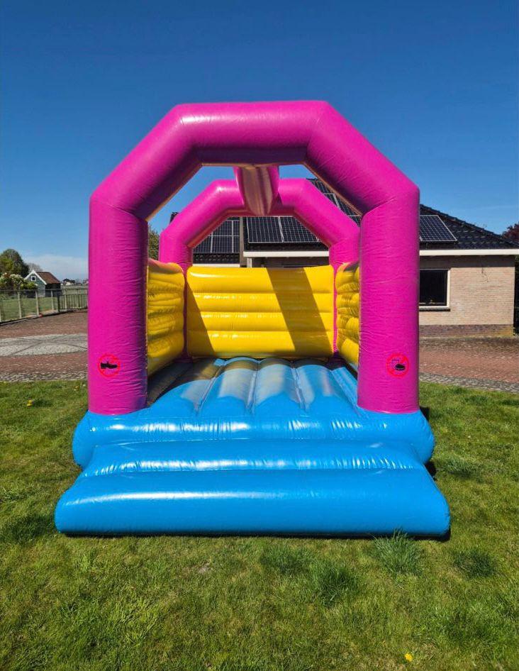 Springkussen te huur €50, Ophalen, Zo goed als nieuw, Verjaardag