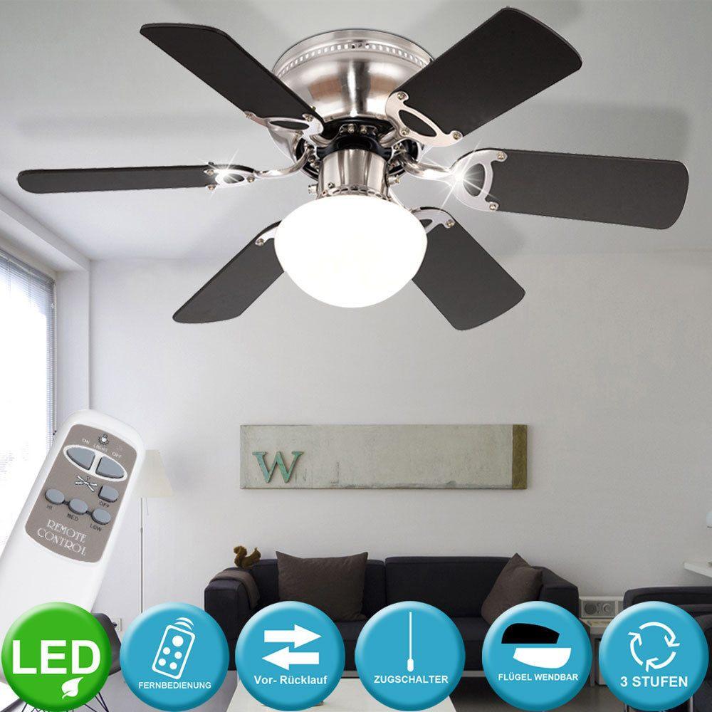 Plafondventilator Met Licht & Afstandsbediening. Luxe Design, Witgoed en Apparatuur, Ventilatoren, Ophalen of Verzenden, Ventilator met afstandsbediening