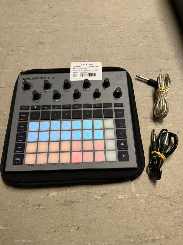 Novation Circuit Rhythm - Sampler en Sequencer, Overige merken, Circuit, Met koffer of flightcase, Circuit