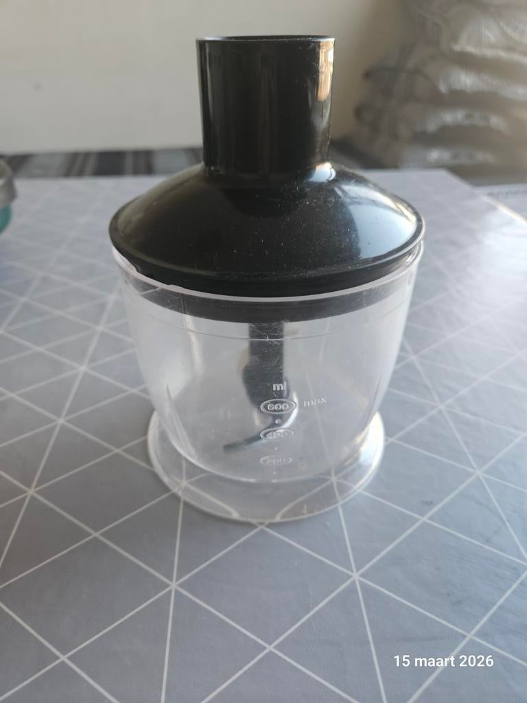 Hakmolen opzetstuk voor staafmixer - Zo goed als nieuw, Ophalen of Verzenden, Zo goed als nieuw, Vaatwasserbestendig, Minder dan 1 liter