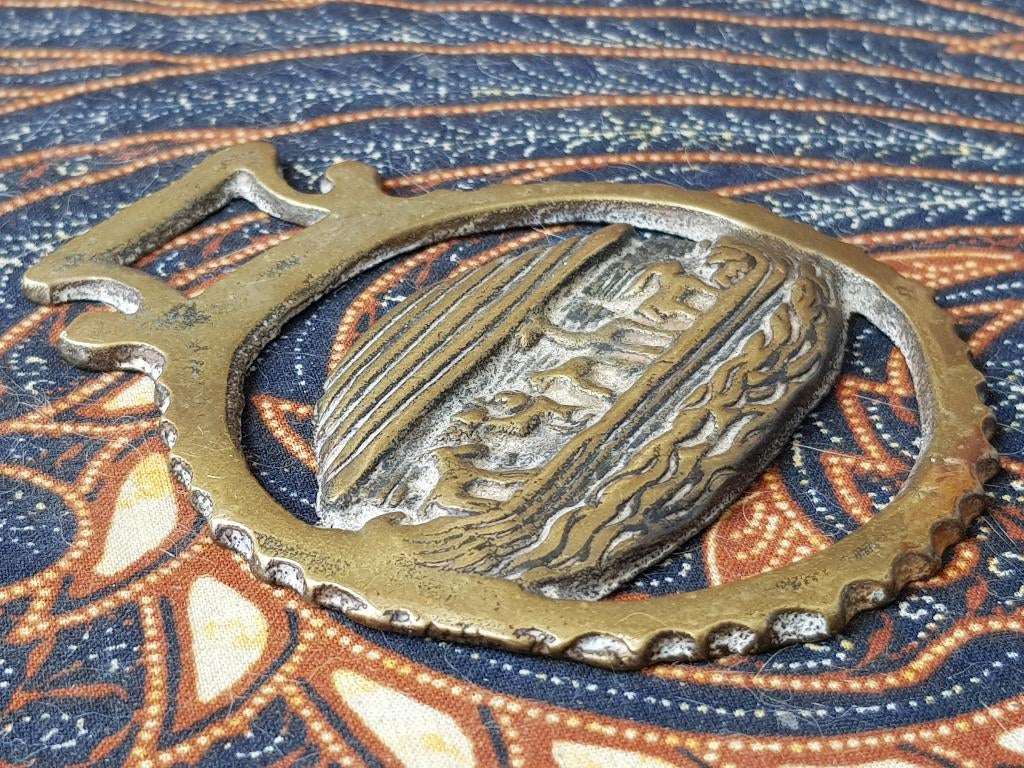 Zeldzaam antiek kleppermannetje uit Engeland ark van Noach., Antiek en Kunst, Ophalen of Verzenden, Koper