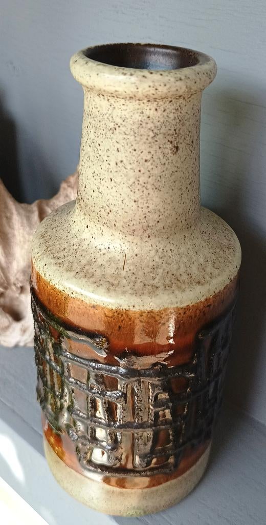 keramieken vintage vaas (VEB Haldensleben) uit de v.m. DDR, Ophalen of Verzenden