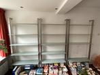 Boekenwand met glazen platen, Met plank(en), Gebruikt, Ophalen of Verzenden, Glas
