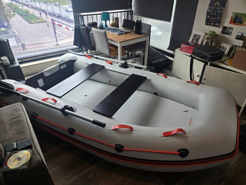 Kolibri KM-300XL Rubberboot - Met Airdeck (hogedrukvloer), Ophalen, Motorboot