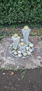 Modern Waterornament voor Tuin of Terras, Tuin en Terras, Ophalen, Gebruikt, Graniet, Waterornament