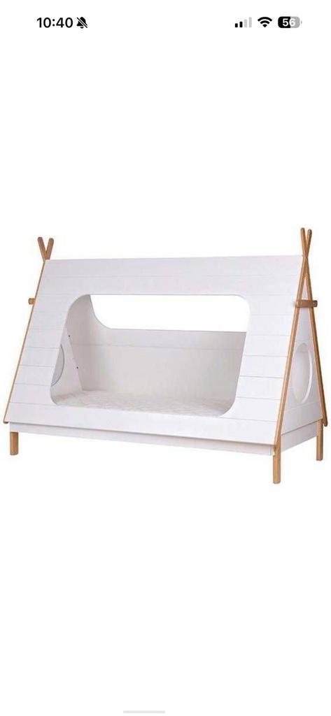 Wigwambed, Kinderen en Baby's, Kinderkamer | Bedden, Zo goed als nieuw, 180 cm of meer, 85 tot 100 cm, Lattenbodem, Ophalen