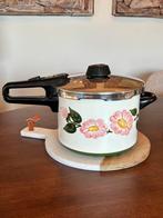 Vintage Snelkookpan Villeroy & Boch Wild Rose, Huis en Inrichting, Ophalen of Verzenden, Gebruikt, Overige materialen, Pot, Bus of Blik