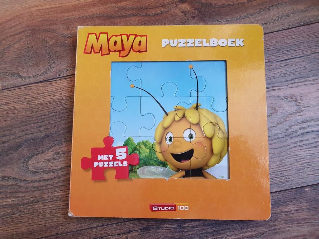 Maya de Bij puzzelboek met 5 puzzels, Ophalen of Verzenden