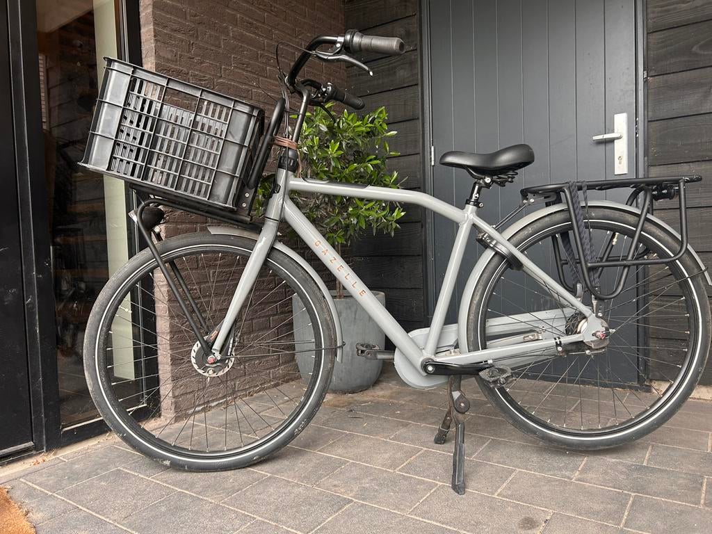 Gazelle heavy duty herenfiets hoogte 49 kleur Nano Gray, Fietsen en Brommers, Fietsen | Heren | Herenfietsen, 49 tot 53 cm, Ophalen of Verzenden