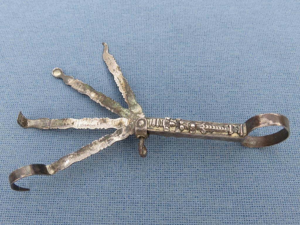 Zilveren pijpen / garnituur set - 18e eeuw - bodemvondst, Ophalen of Verzenden, Zilver