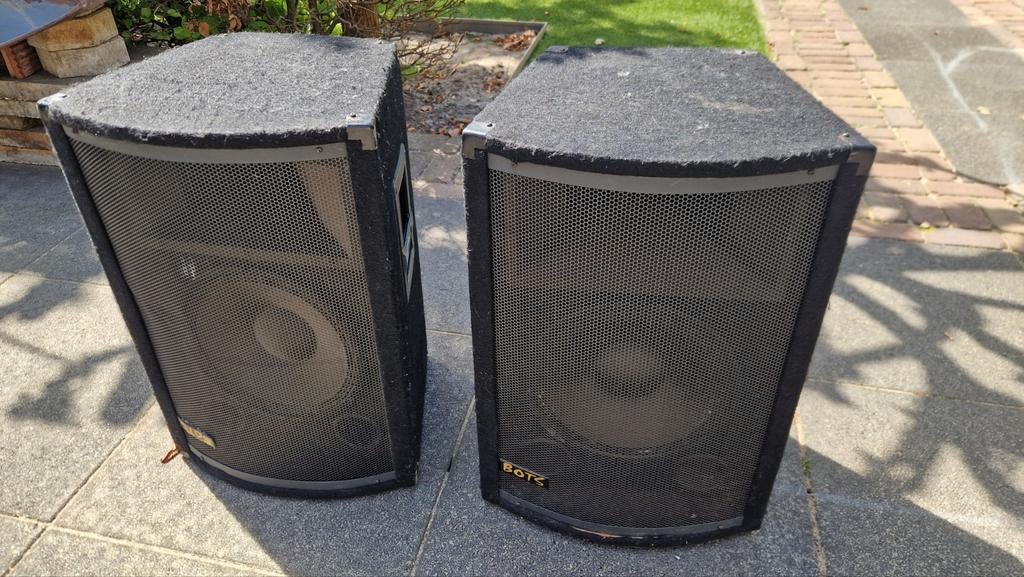 BOTS boxen . disco speakers, Ophalen, 120 watt of meer, Front, Rear of Stereo speakers, Overige merken