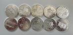 10x Wiener Philharmoniker 1 oz 999 zilver, Ophalen of Verzenden, Zilver