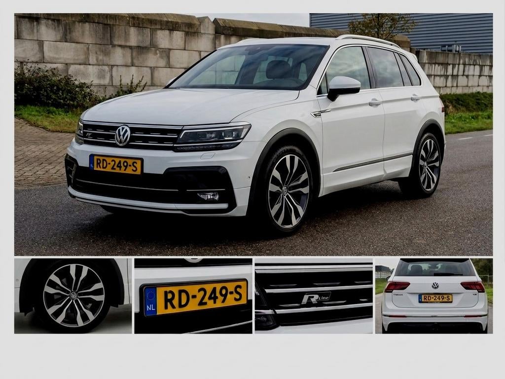 Volkswagen Tiguan 1.4TSI Highline R-Line |Leder |Panoramadak, Automaat, 1800 kg, 4 cilinders, Wit