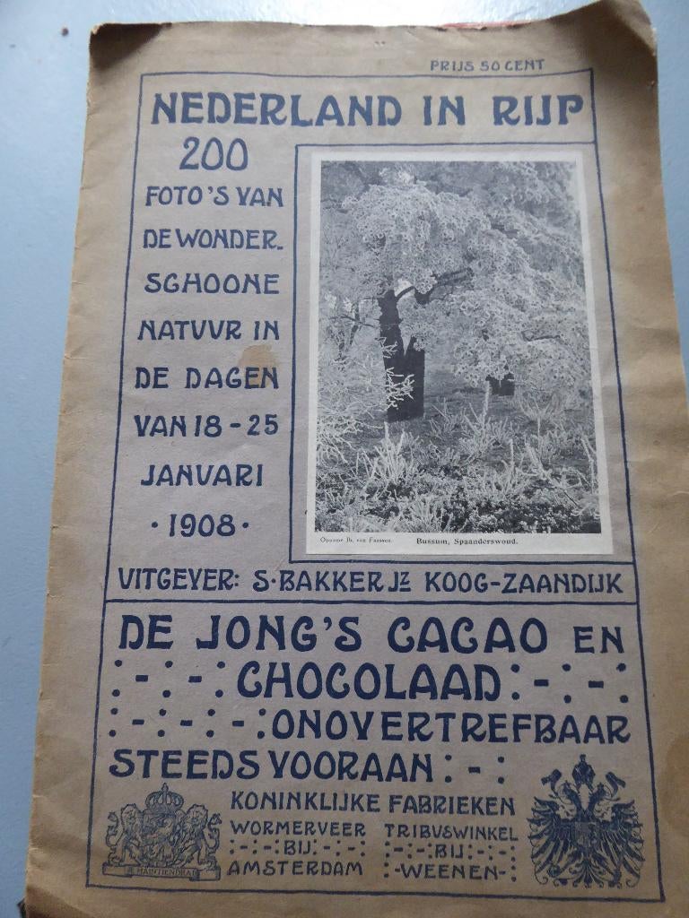 Nederland in rijp., Ophalen of Verzenden, 20e eeuw of later, Gelezen