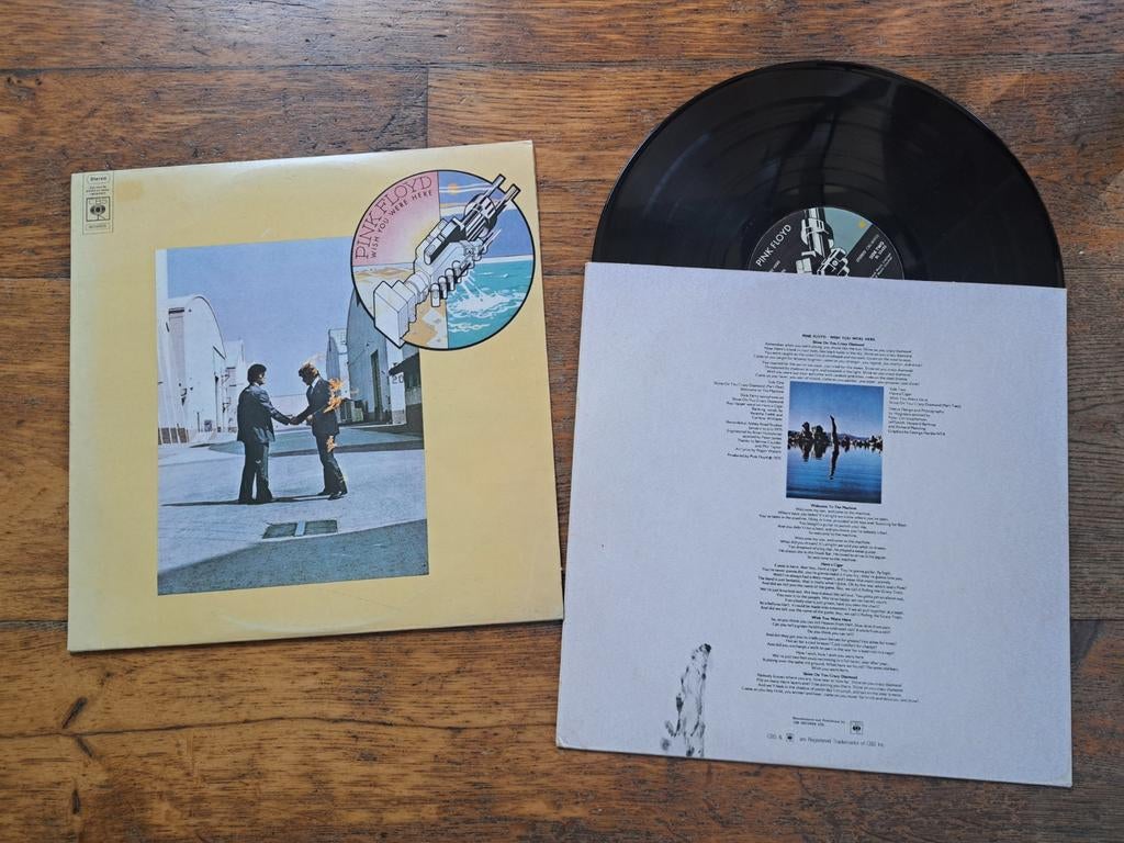 Lp vinyl   Pink Floyd - Wish You Where Here    1975 Israël, Cd's en Dvd's, Vinyl | Rock, Ophalen of Verzenden, Gebruikt, 12 inch